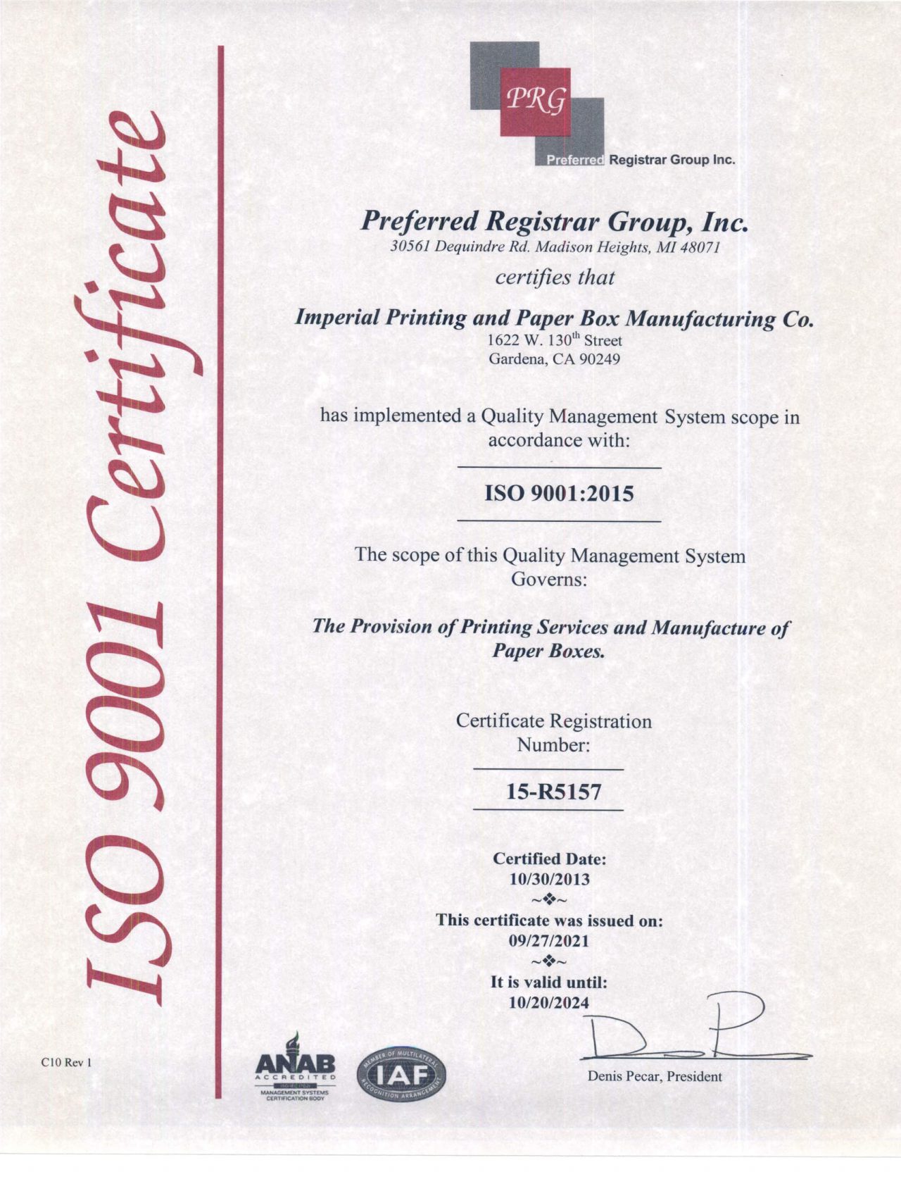 Quality Imperial Printing